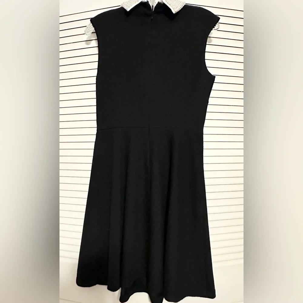 Betsey Johnson • Pearl collar fit and flare dress - Picture 2 of 3
